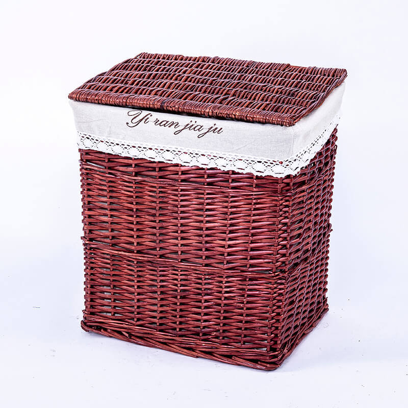 High-Quality Laundry Basket with Elegant Fabric Lining | Thrascher