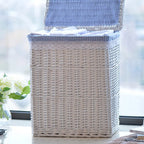 High-Quality Laundry Basket with Elegant Fabric Lining | Thrascher