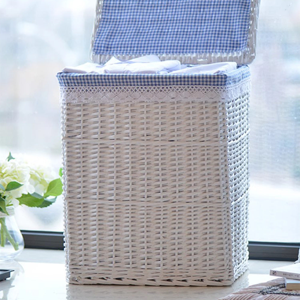 High-Quality Laundry Basket with Elegant Fabric Lining | Thrascher