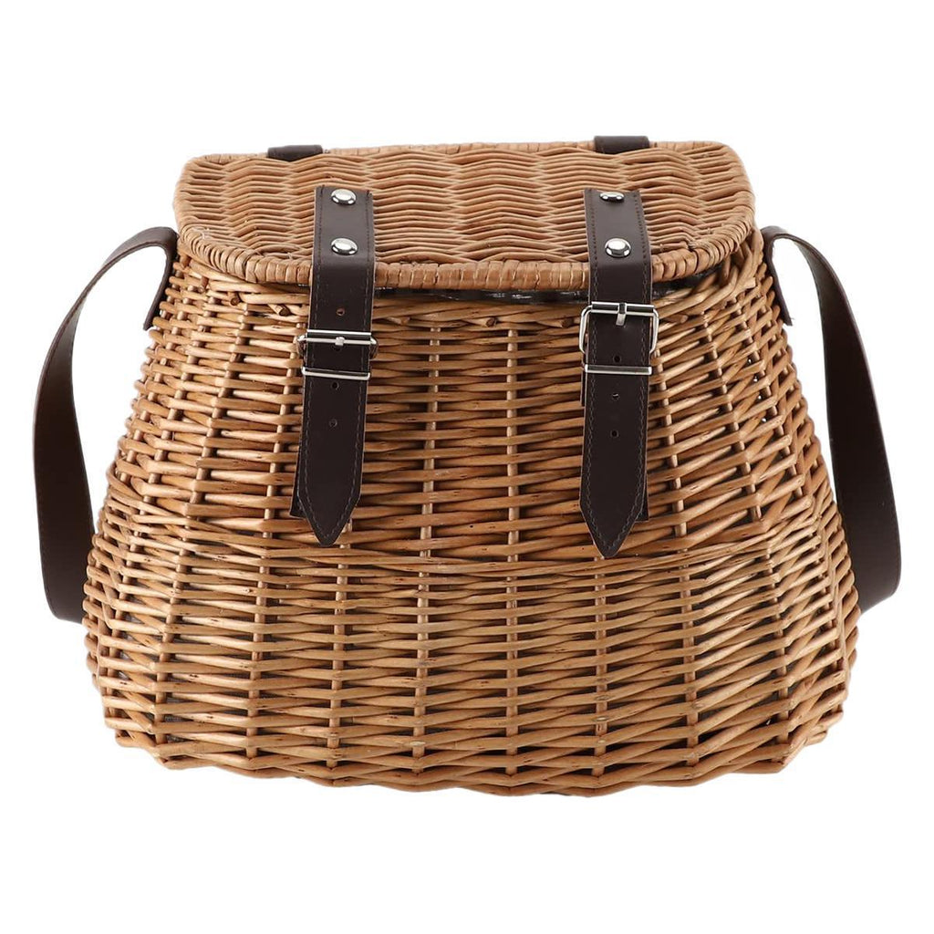 High-Quality Shopping Basket with Leather Handles | Thrascher