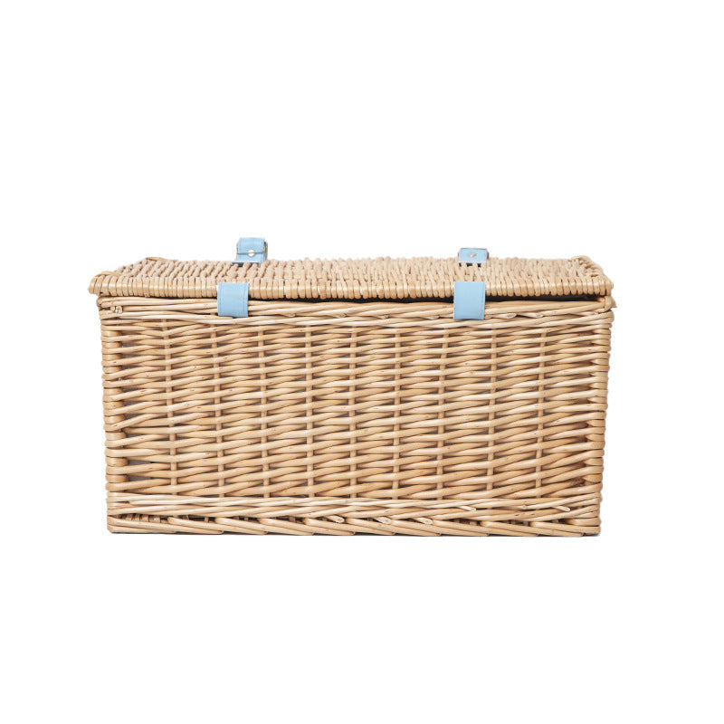 High-Quality Storage Basket with Leather Handles | Thrascher