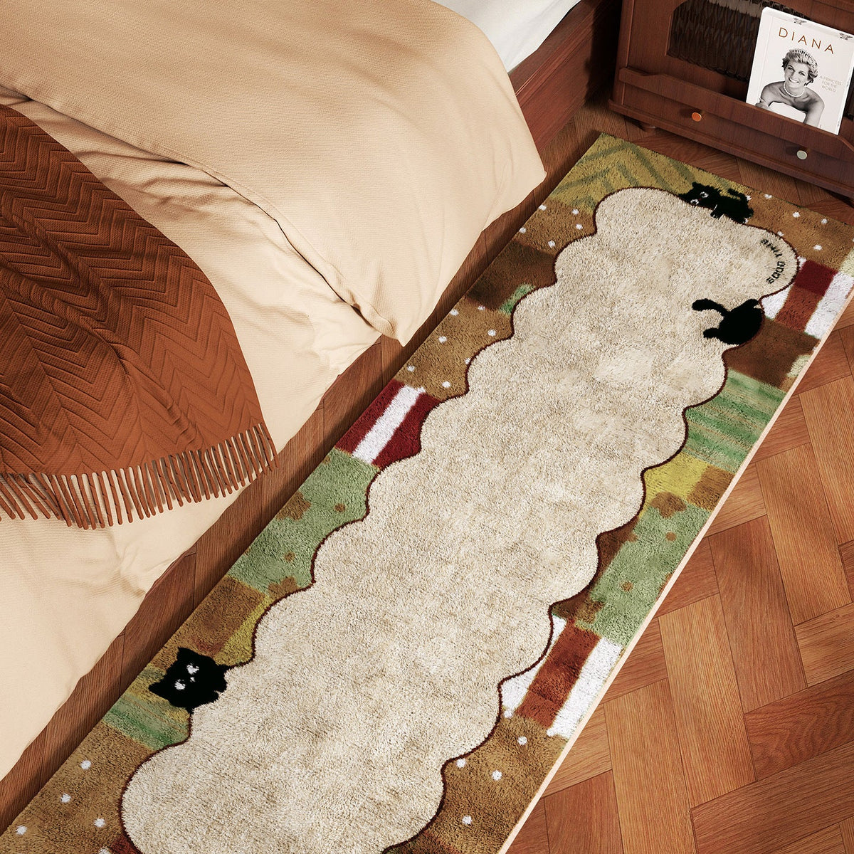 Home Decor Area Rug Soft Textile Non Slip | Thrascher