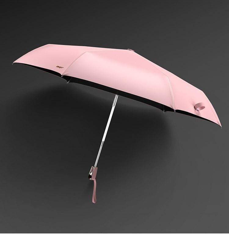 Automatic Compact Rain Umbrella, 260 g, Aluminum Frame, Pongee