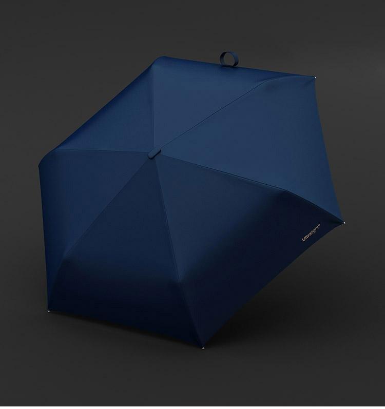 Automatic Compact Rain Umbrella, 260 g, Aluminum Frame, Pongee