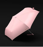 Automatic Compact Rain Umbrella, 260 g, Aluminum Frame, Pongee