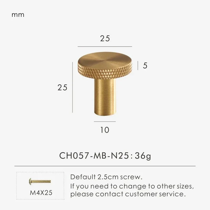 Ilnola Solid Brass Knobs and Handles