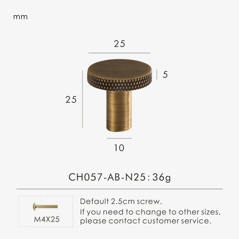 Ilnola Solid Brass Knobs and Handles
