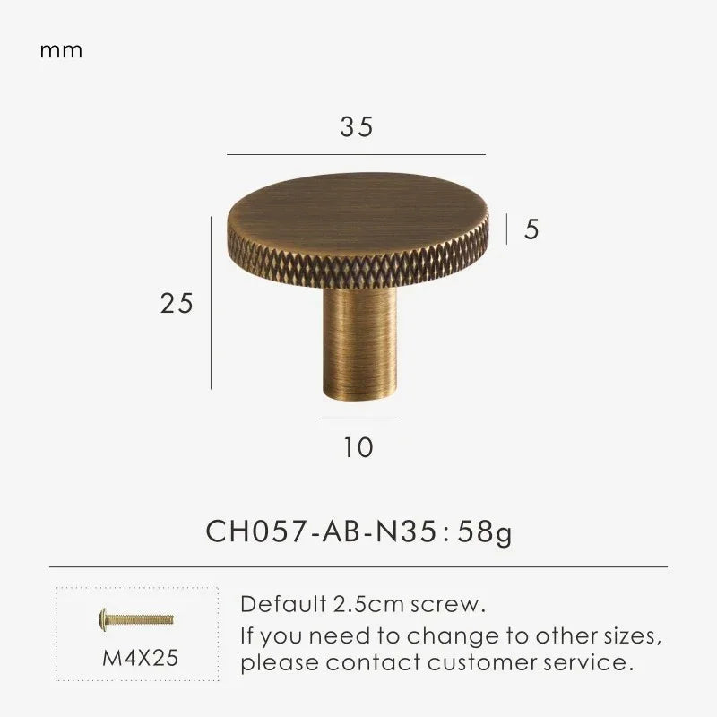Ilnola Solid Brass Knobs and Handles