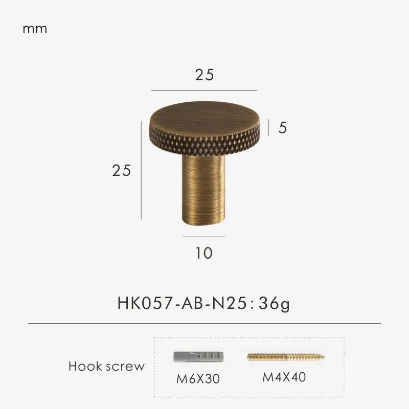 Ilnola Solid Brass Knobs and Handles
