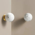 Ilsella Brass Marble Knobs