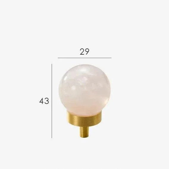 Ilsella Brass Marble Knobs