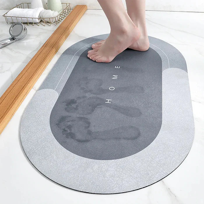 Super Absorbent Non-Slip Bath Mat, Machine Washable, Multiple Sizes