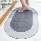 Super Absorbent Non-Slip Bath Mat, Machine Washable, Multiple Sizes