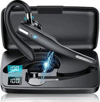 Trucker Dual-Mic Wireless Bluetooth 5.1 Headset with Charging Case