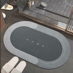 Super Absorbent Non-Slip Bath Mat, Machine Washable, Multiple Sizes
