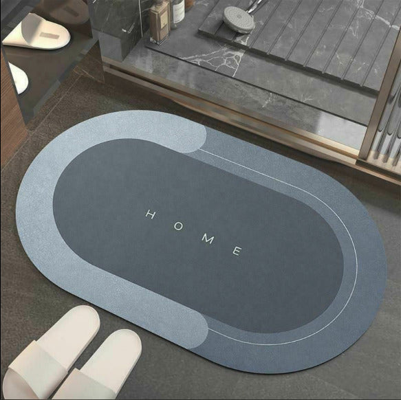 Super Absorbent Non-Slip Bath Mat, Machine Washable, Multiple Sizes