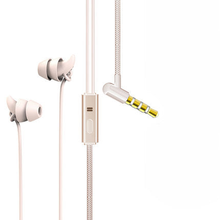 In-Ear Headphones with Double-Layer Silicone, 3.5mm Plug, Microphone & Remote, view 2
