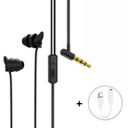 In-Ear Headphones with Double-Layer Silicone, 3.5mm Plug, Microphone & Remote, view 4