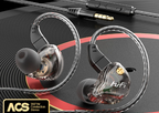In-Ear Headphones with Replaceable 0.78mm Cable and Silver-Plated OFC Cable, view 2