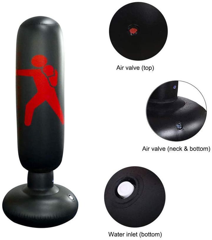 Inflatable Boxing Punching Bag for Adults and Kids, 25mm PVC, view 2