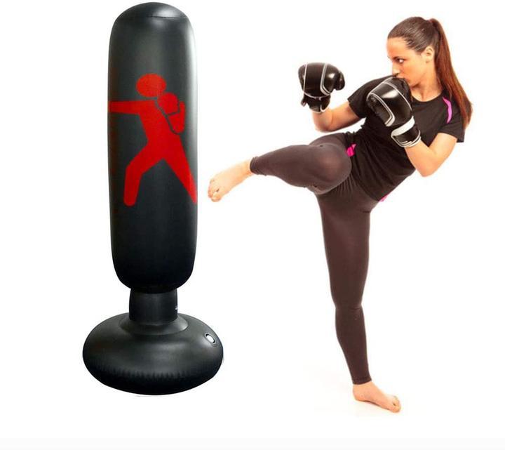 Inflatable Boxing Punching Bag for Adults and Kids, 25mm PVC, view 6