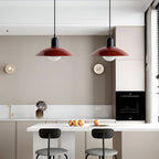 Iron Bauhaus Pendant Light, 1.5m Adjustable Cord, 32cm Shade, view 11