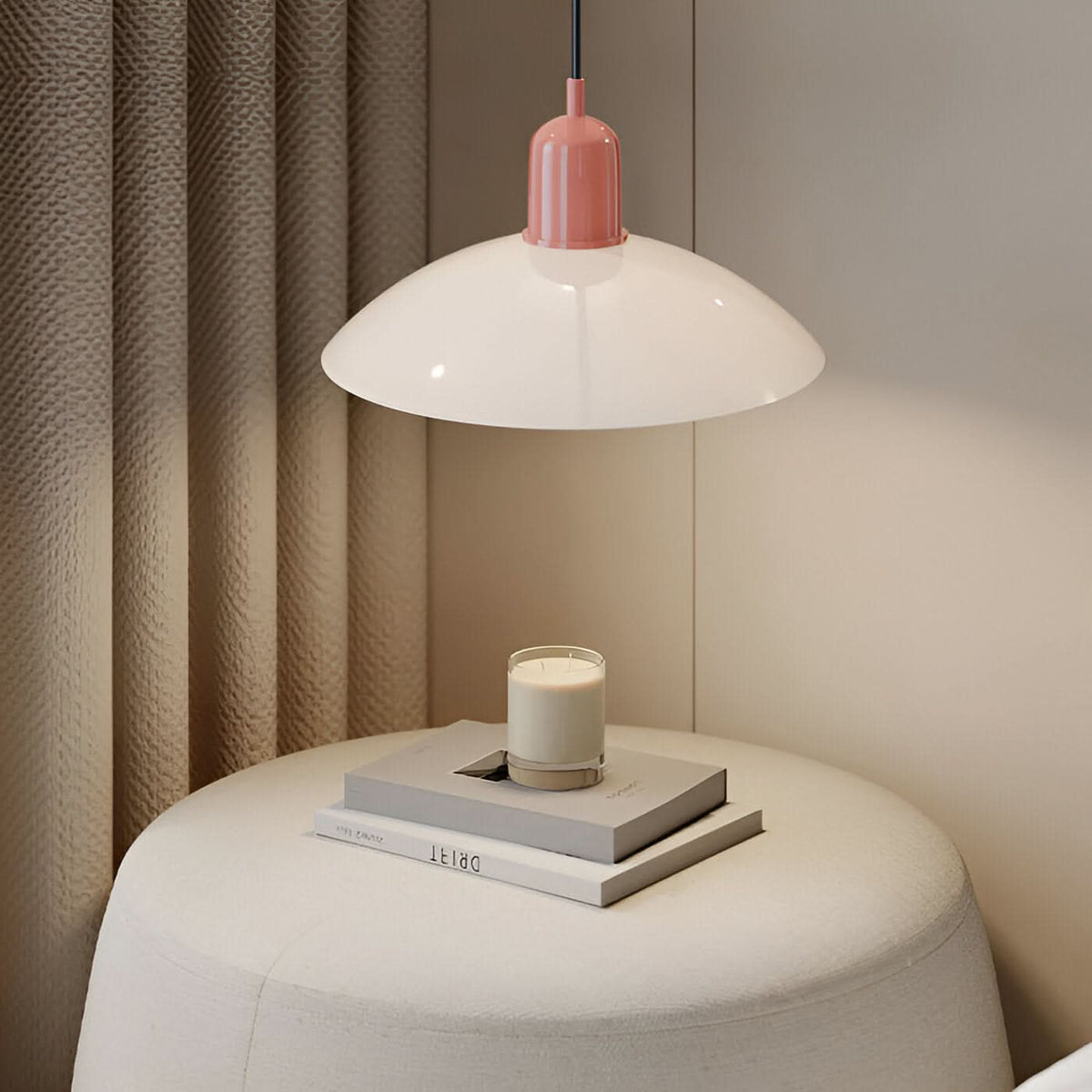 Iron Bauhaus Pendant Light, 1.5m Adjustable Cord, 32cm Shade, view 13