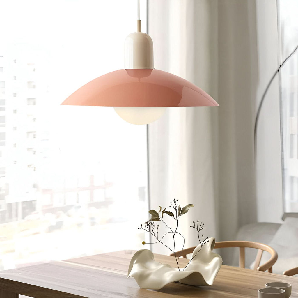 Iron Bauhaus Pendant Light, 1.5m Adjustable Cord, 32cm Shade, view 15