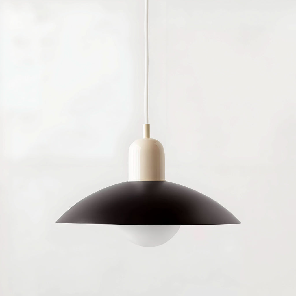 Iron Bauhaus Pendant Light, 1.5m Adjustable Cord, 32cm Shade, view 26