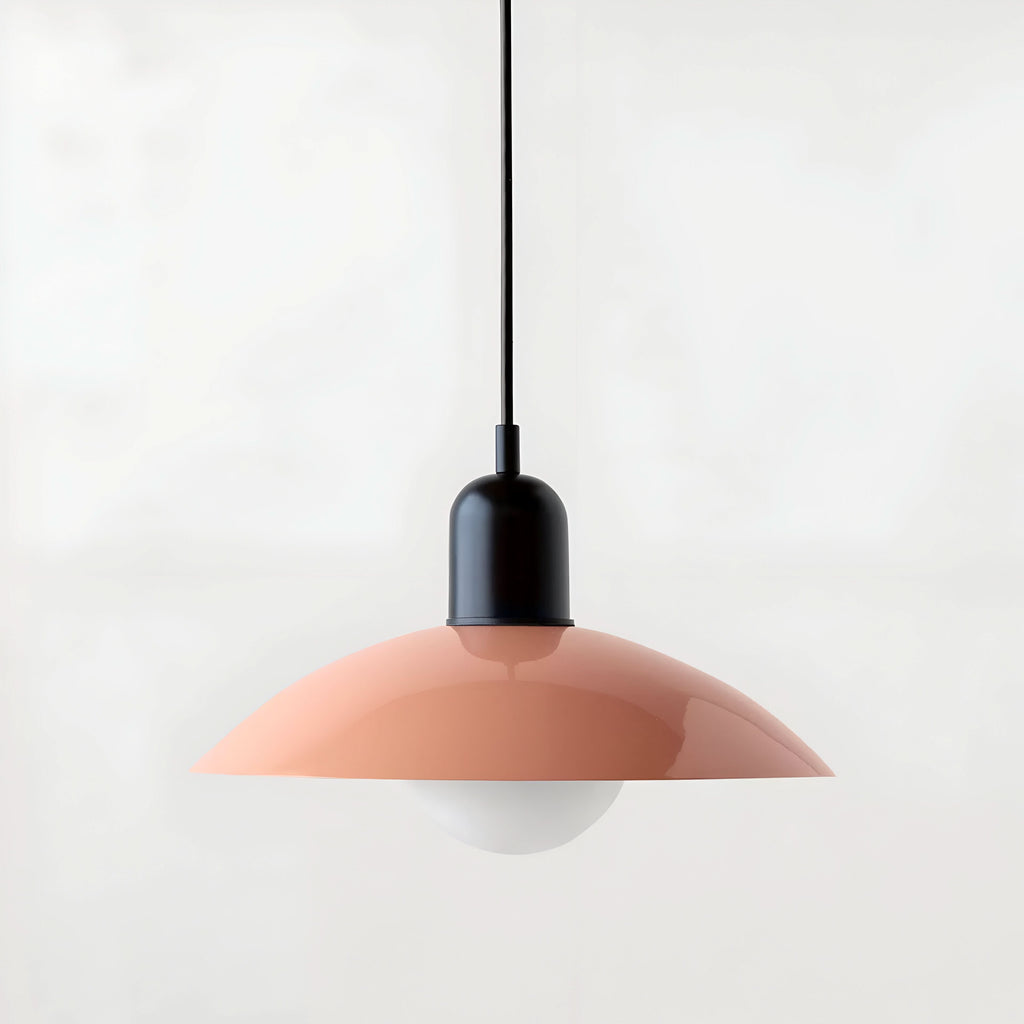 Iron Bauhaus Pendant Light, 1.5m Adjustable Cord, 32cm Shade, view 28