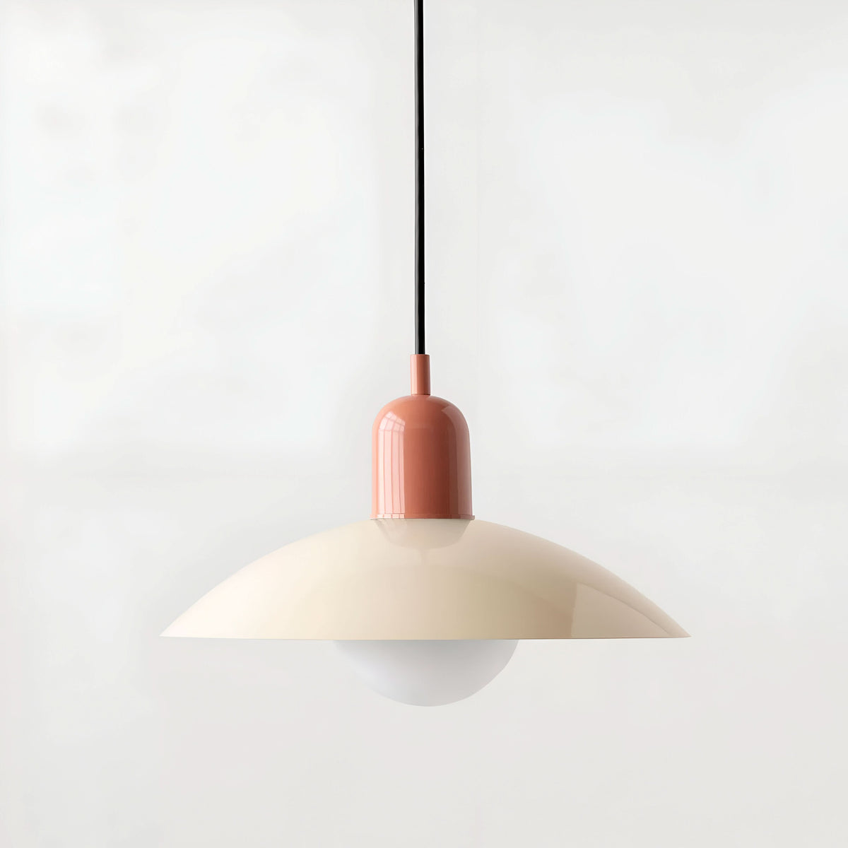 Iron Bauhaus Pendant Light, 1.5m Adjustable Cord, 32cm Shade, view 31