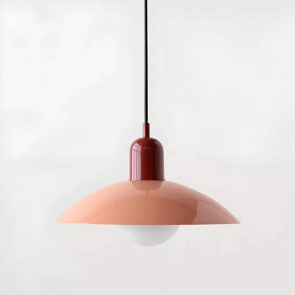 Iron Bauhaus Pendant Light, 1.5m Adjustable Cord, 32cm Shade, view 36