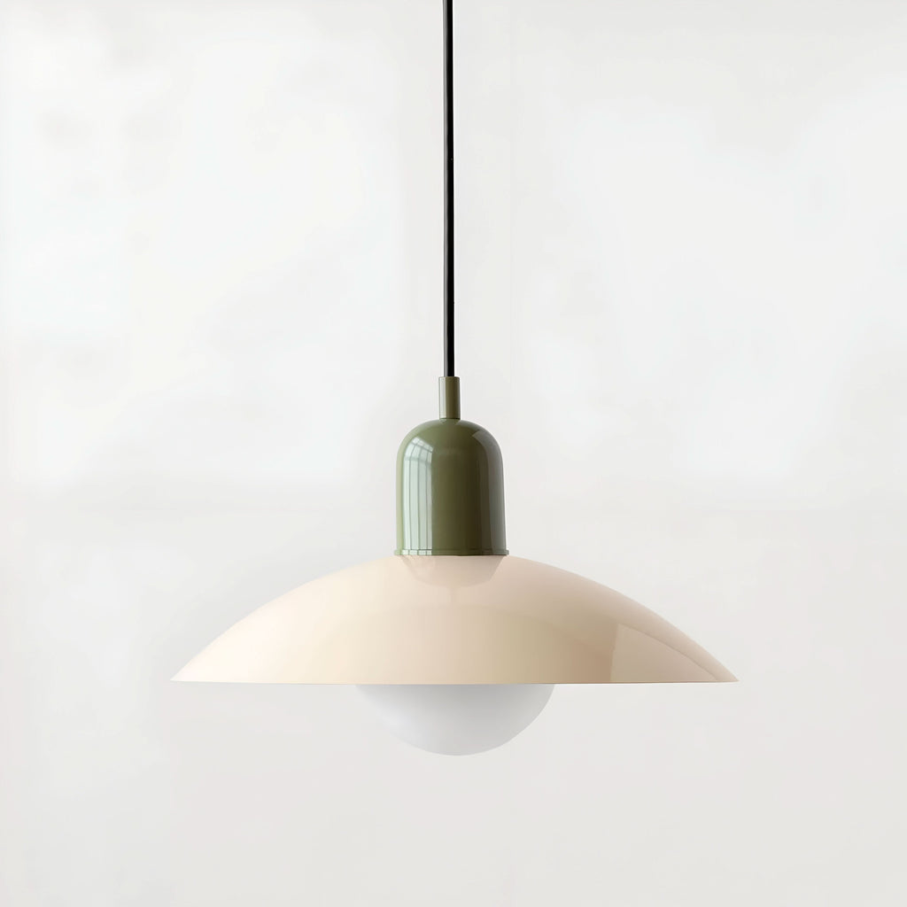 Iron Bauhaus Pendant Light, 1.5m Adjustable Cord, 32cm Shade, view 39