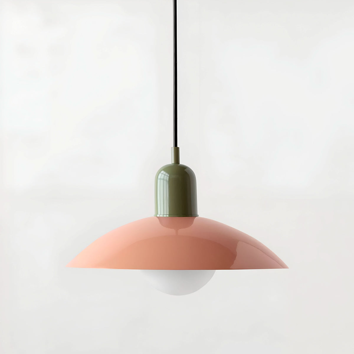Iron Bauhaus Pendant Light, 1.5m Adjustable Cord, 32cm Shade, view 40