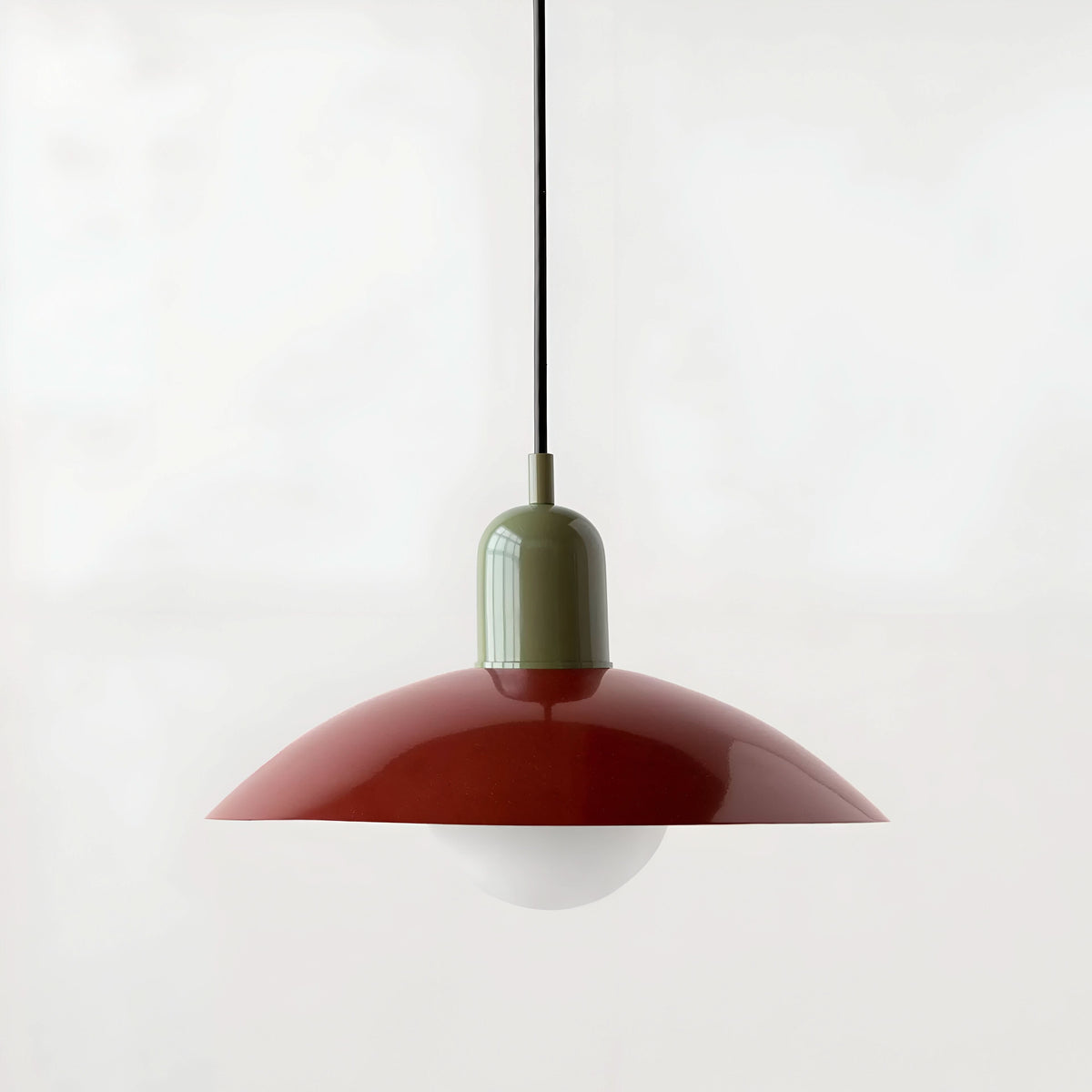 Iron Bauhaus Pendant Light, 1.5m Adjustable Cord, 32cm Shade, view 41