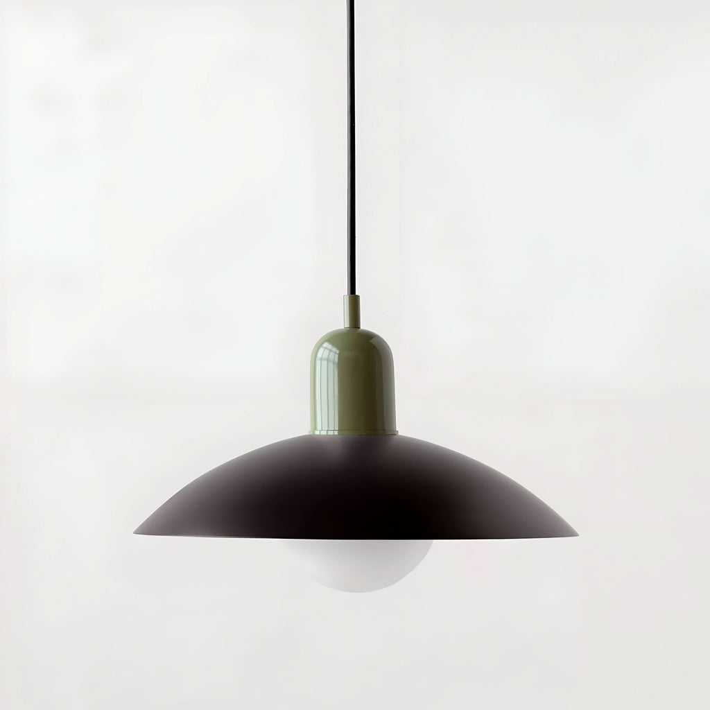 Iron Bauhaus Pendant Light, 1.5m Adjustable Cord, 32cm Shade, view 42