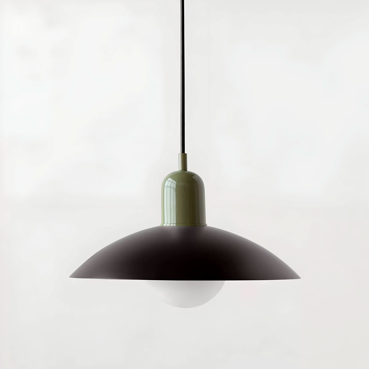 Iron Bauhaus Pendant Light, 1.5m Adjustable Cord, 32cm Shade, view 42