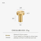 Jordira Brass Cabinet Knob