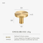 Jordira Brass Cabinet Knob