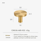 Jordira Brass Cabinet Knob
