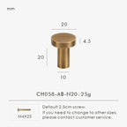Jordira Brass Cabinet Knob