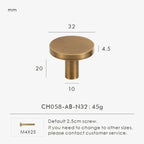 Jordira Brass Cabinet Knob