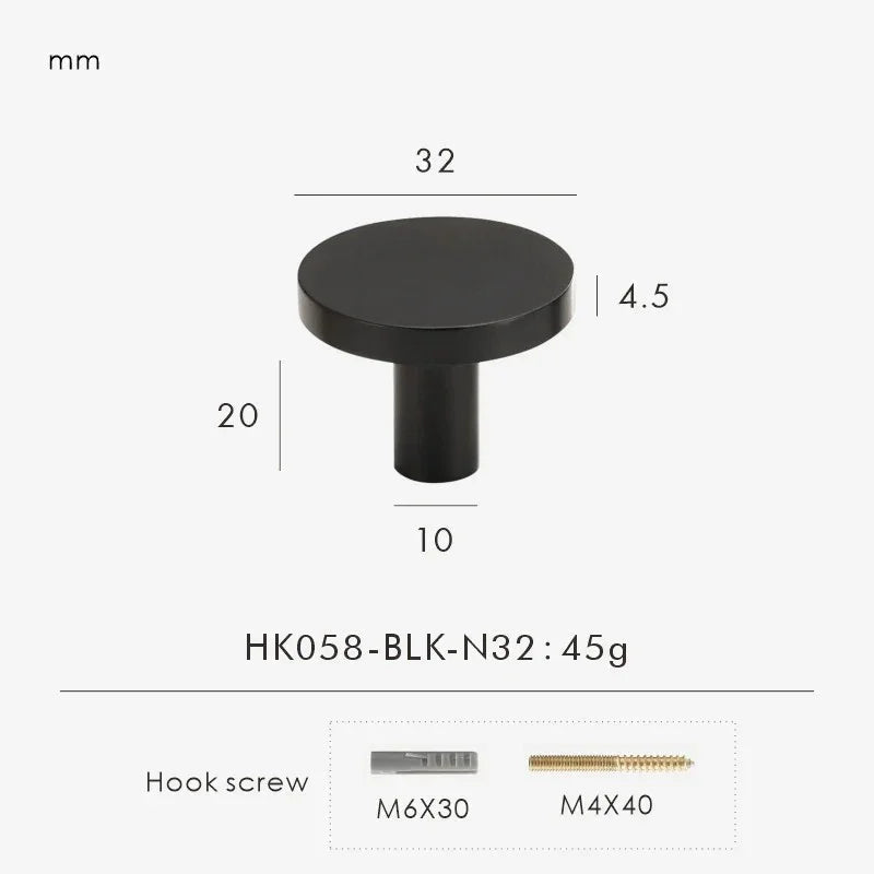 Jordira Brass Cabinet Knob