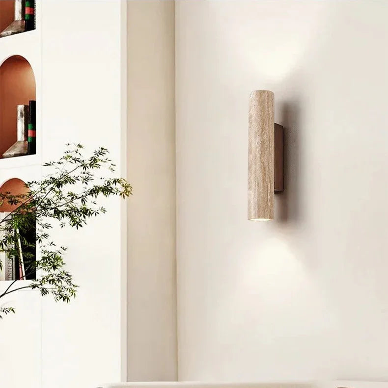 Jorndeda Travertine Wall Lamp