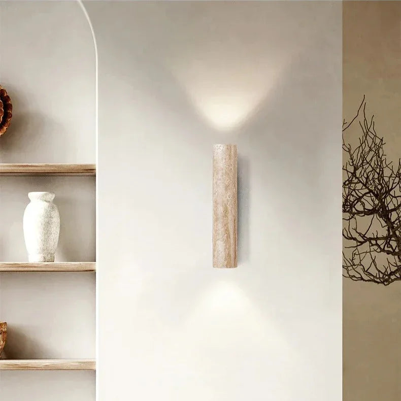 Jorndeda Travertine Wall Lamp
