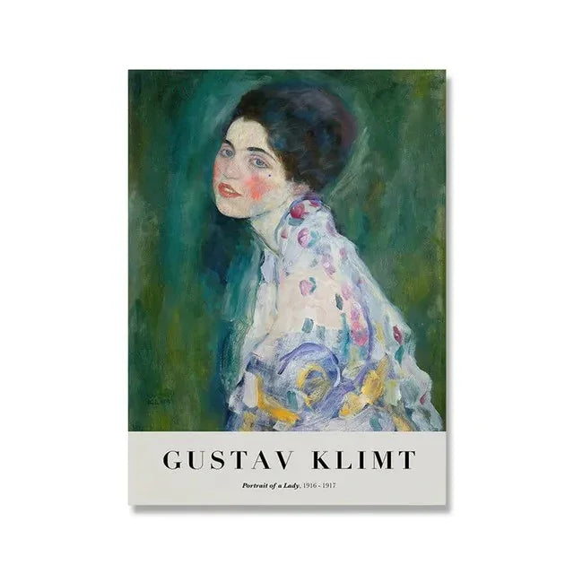 Jorreno of a lady by Gustav Klimt Wall Art