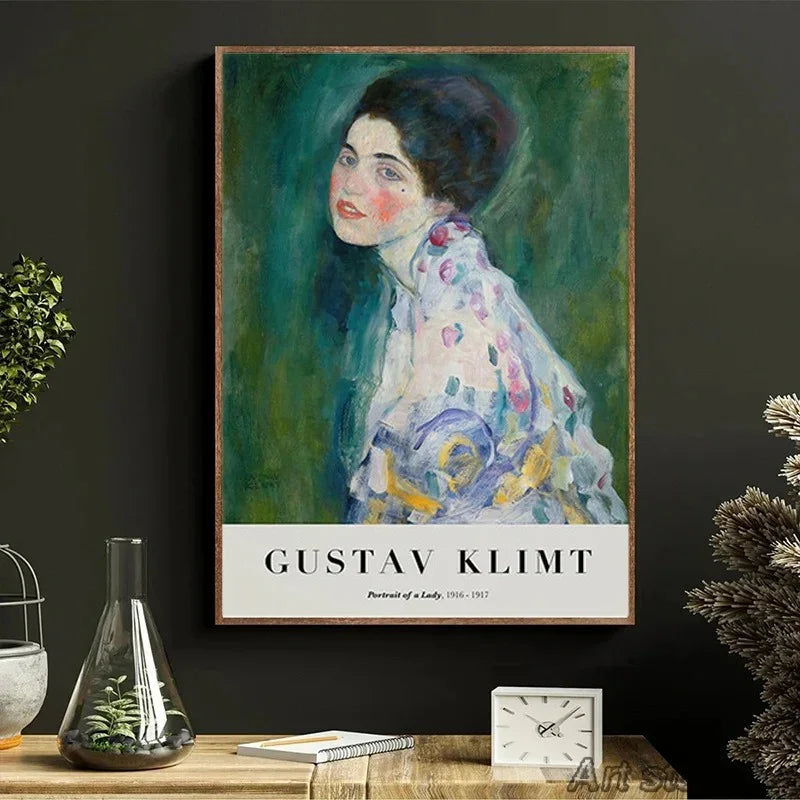 Jorreno of a lady by Gustav Klimt Wall Art