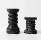 Jorrunda Travertine Candle Holders