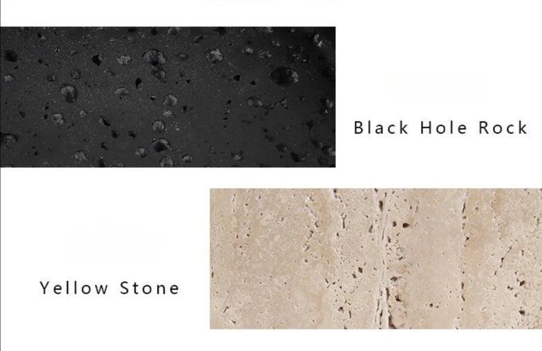 Jorrunda Travertine Candle Holders
