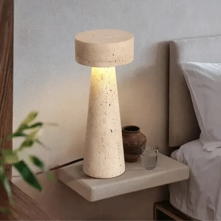 Jorstina Travertine Table Lamp